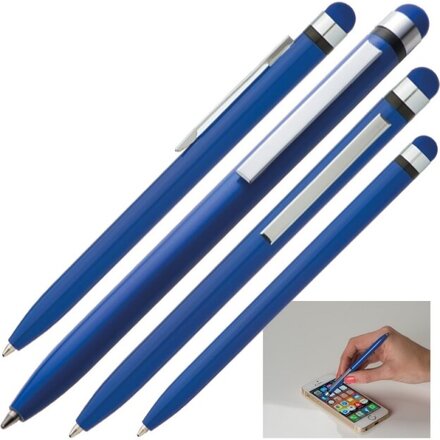 Ручка шариковая автоматическая "Nottingham" синий/серебристый