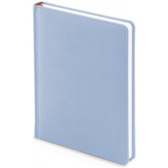 Ежедневник недатированный «Velvet» А6+,  зефирный голубой