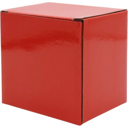 Коробка для кружки "Make me", красный