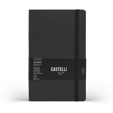 Блокнот "Wool & cotton" А5, черный