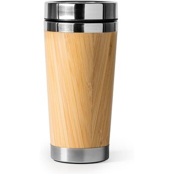 Стакан "Yaba" бежевый/серебристый