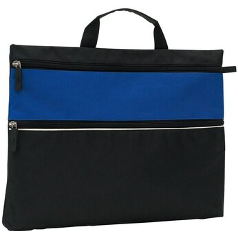 Сумка для документов "File" черный/синий