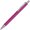Ручка шариковая автоматическая "Groove" пурпурный/серебристый