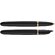 Перьевая ручка Parker 51 DELUXE BLACK GT, перо: F, цвет чернил: black, в подарочной упаковке.
