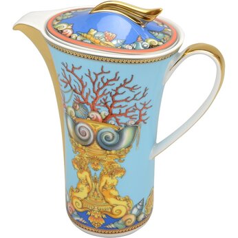 Кофейник "La Mer" голубой/синий/желтый