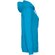 Толстовка женская "Lightweigh Hooded Sweat" 240, L, с капюшоном, голубой лазурный