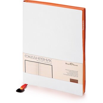 Ежедневник недатированный «Mercury» А5, белый