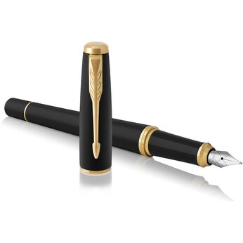 Ручка перьевая "Urban Muted Black GT" черный/золотистый
