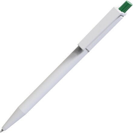 Ручка шариковая автоматическая "Xelo White" белый/зеленый