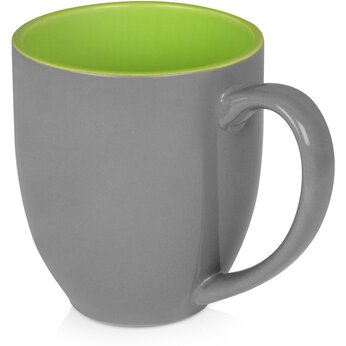 Кружка "Gracy" , серый/зеленое яблоко