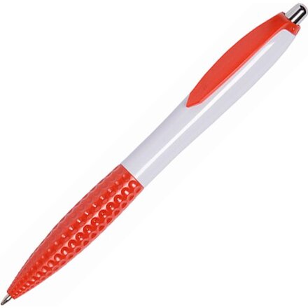 Ручка шариковая автоматическая "Jump" белый/красный