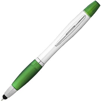 Ручка шариковая "Nash" зеленый/серебристый