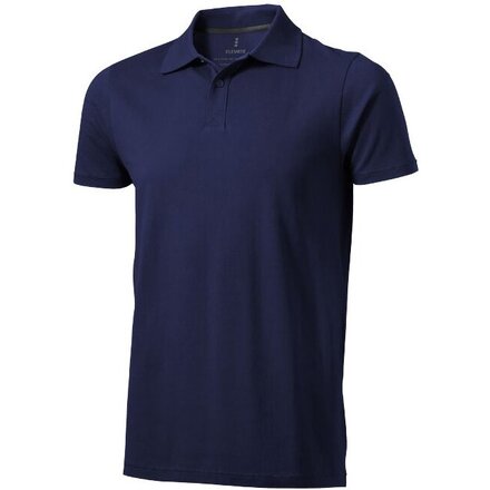 Рубашка-поло мужская "Seller" 180, L, темно-синий