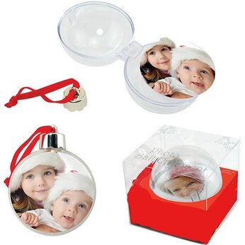 Шар елочный декоративный "11600" прозрачный