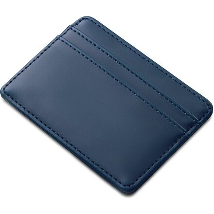 Картхолдер для двух карт и наличных денег с зажимом "Crave", темно-синий