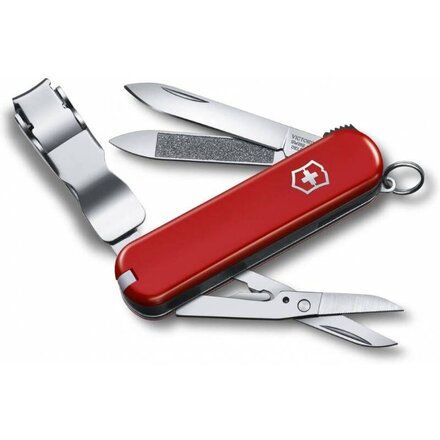 Нож карманный "Nail Clip 580 0.6463" красный