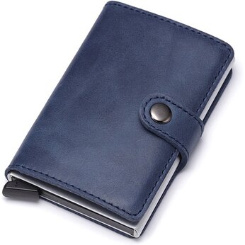 Держатель для банковских карт "Bakara" с защитой, синий