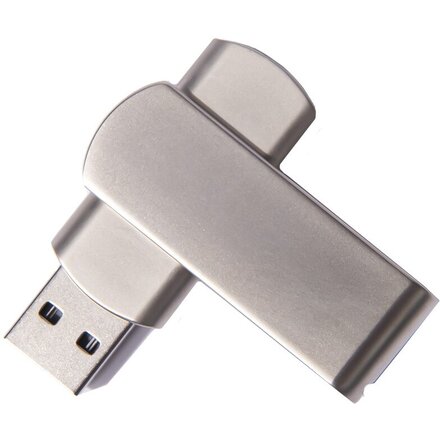 Карта памяти USB Flash 2.0 16 Gb "Swing metal" серебристый
