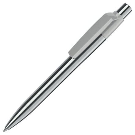 Ручка шариковая автоматическая "Mood Metal M M1" серебристый/серый