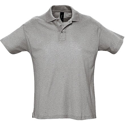 Рубашка-поло мужская "Summer II" 170, S, серый меланж