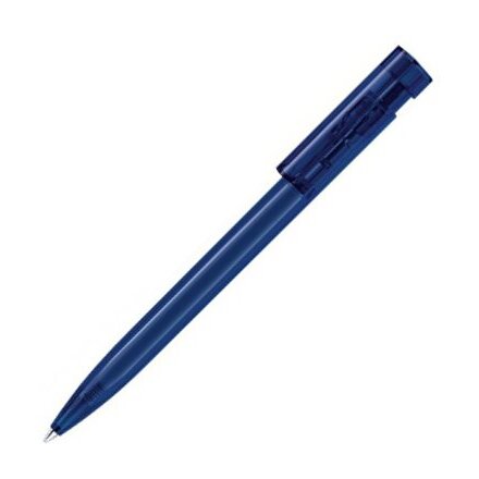 Ручка шариковая автоматическая "Liberty Clear" темно-синий