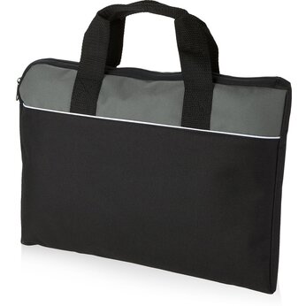 Сумка для документов "Tampa" черный/серый