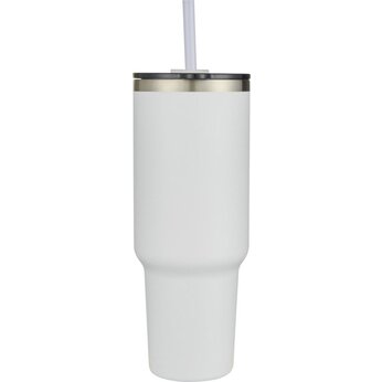 Термокружка "Sydney" с соломинкой,  Белый