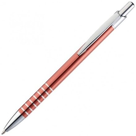 Ручка шариковая автоматическая "Itabela" оранжевый/серебристый