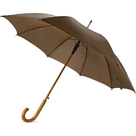 Зонт-трость "Радуга" коричневый