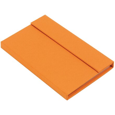 Блокнот с бумагой для заметок "Little Notes" оранжевый