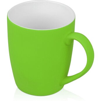 Кружка фарфоровая "C1", зеленое яблоко