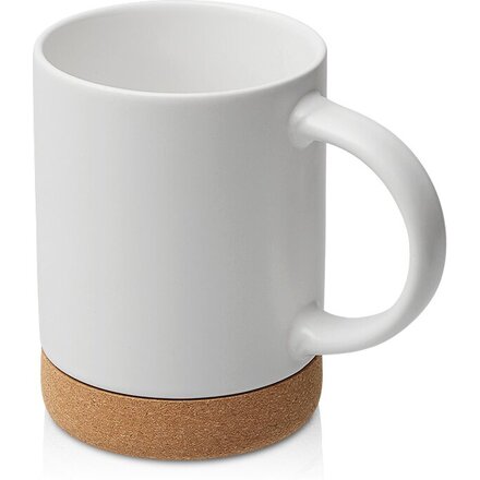 Кружка 450 мл с пробковым дном "Корк & Бон", белый