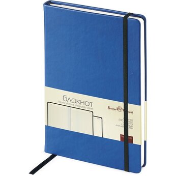 Блокнот "Megapolis Velvet" А5, синий