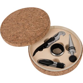 Набор для вина "19105" бежевый