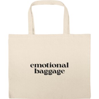 Сумка для покупок  "Emotional baggage", натуральный