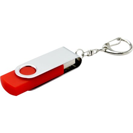 Карта памяти USB Flash 2.0 16 Gb "Twist" красный