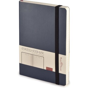 Ежедневник недатированный «Vincent» А5,  темно-синий