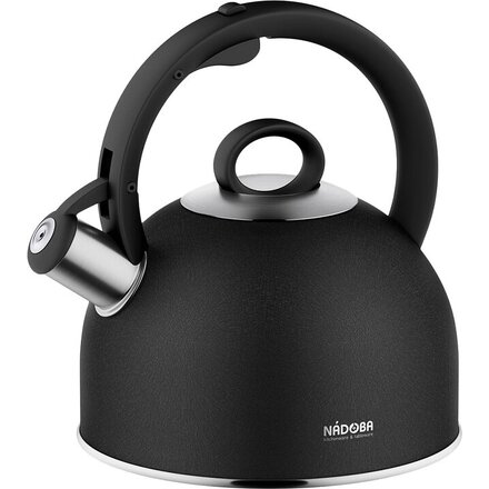 Чайник "Anesa" со свистком, черный