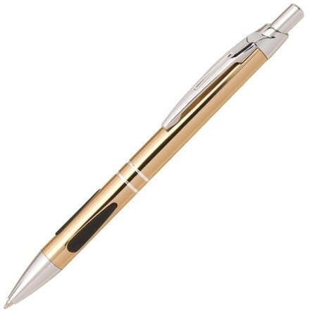 Ручка шариковая автоматическая "Lucerne" золотистый/серебристый