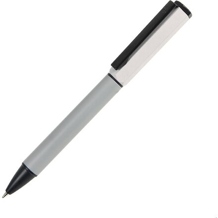 Ручка шариковая автоматическая "Bro" серый/белый/черный