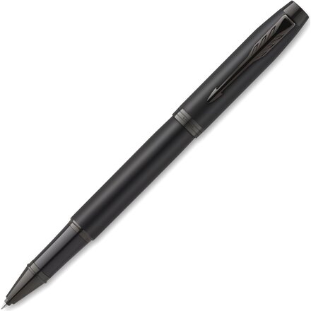 Ручка-роллер "IM Achromatic T317 Matt Black" матовый черный