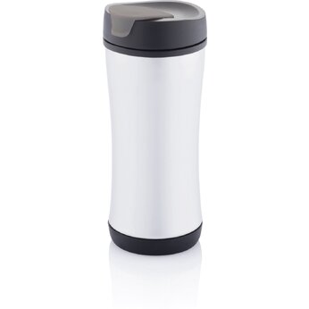 Кружка термическая "Boom" серебристый/черный