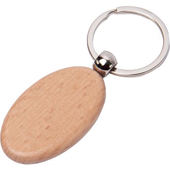 Брелок "TIMBER OVAL", бежевый