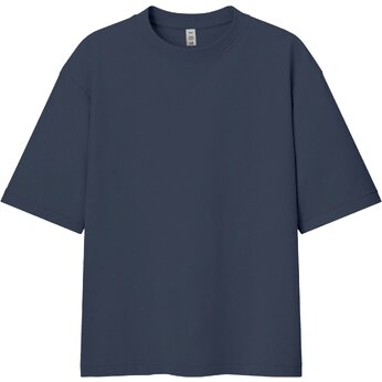 Футболка унисекс оверсайз "Libra" 220, M-L,  темно-синий