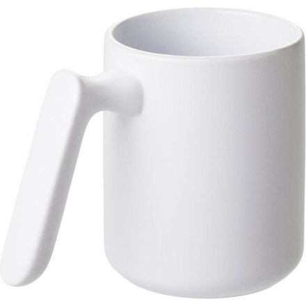Кружка матовая с прямой ручкой "Axio", 360 мл, белый