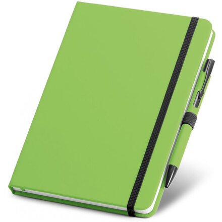 Набор "Shaw" светло-зеленый: блокнот и ручка шариковая автоматическая