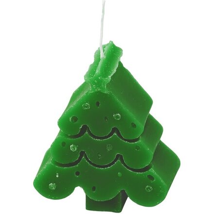 Свеча "Елочка", зеленый