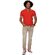 Рубашка-поло мужская "Erie" 180, XL, красный