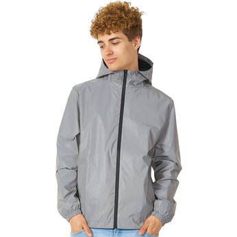 Ветровка светоотражающая 2XL, серебристый, размер 2XL