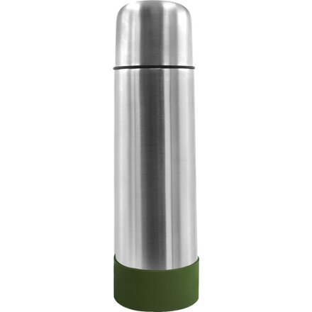 Термос "Picnic Silver To Go" с манжетой, серебристый/хаки